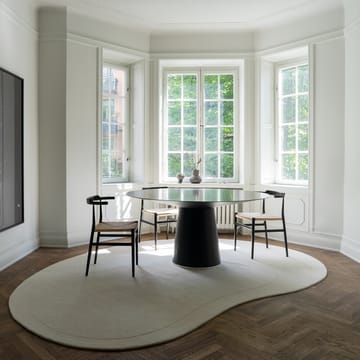 Residue ullteppe 235 x 350 cm - Bone White - Layered