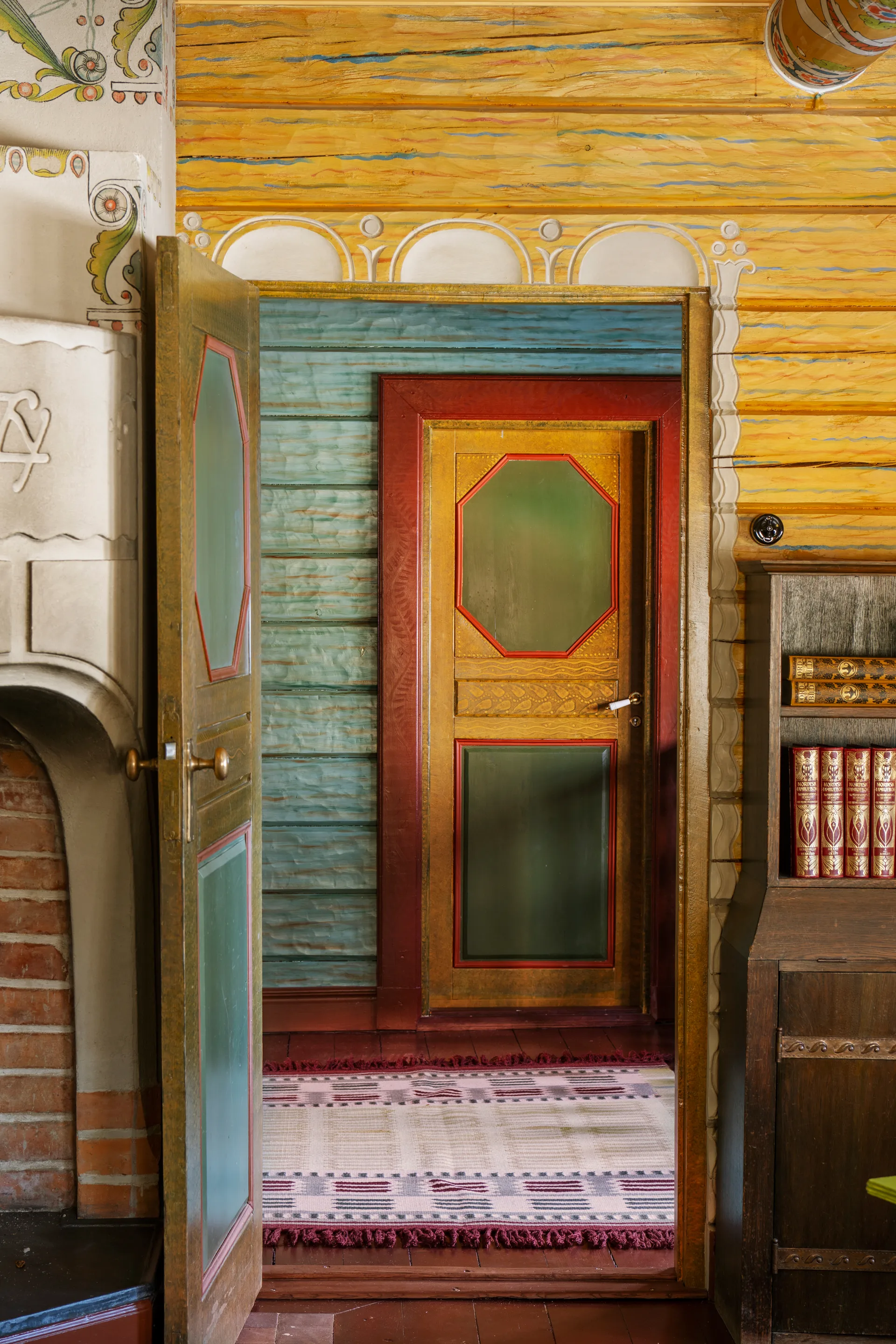 Röllakan Hilma gangteppe, Primrose, 75x240 cm Layered