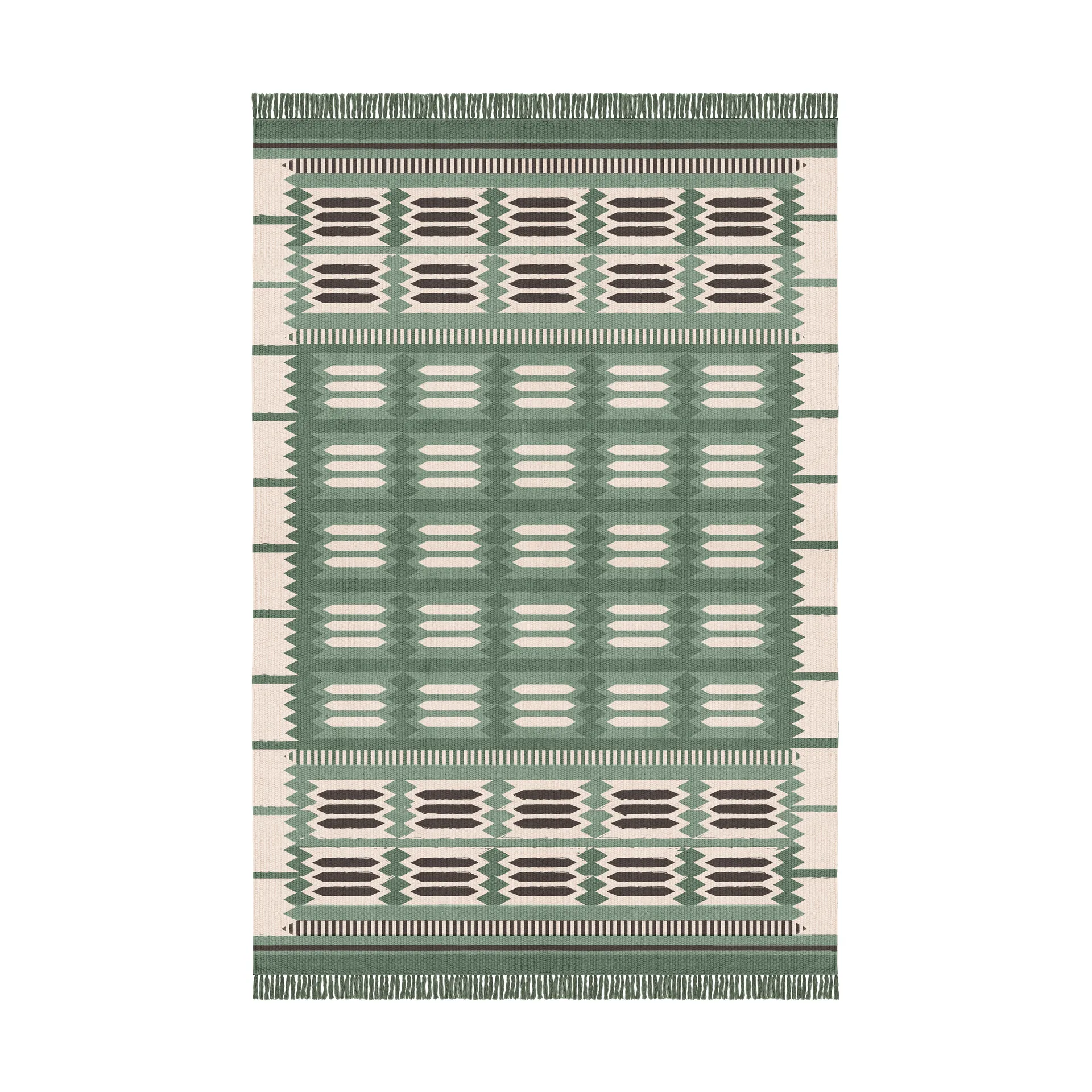 Röllakan Hilma ullteppe, Fern, 250x350 cm Layered