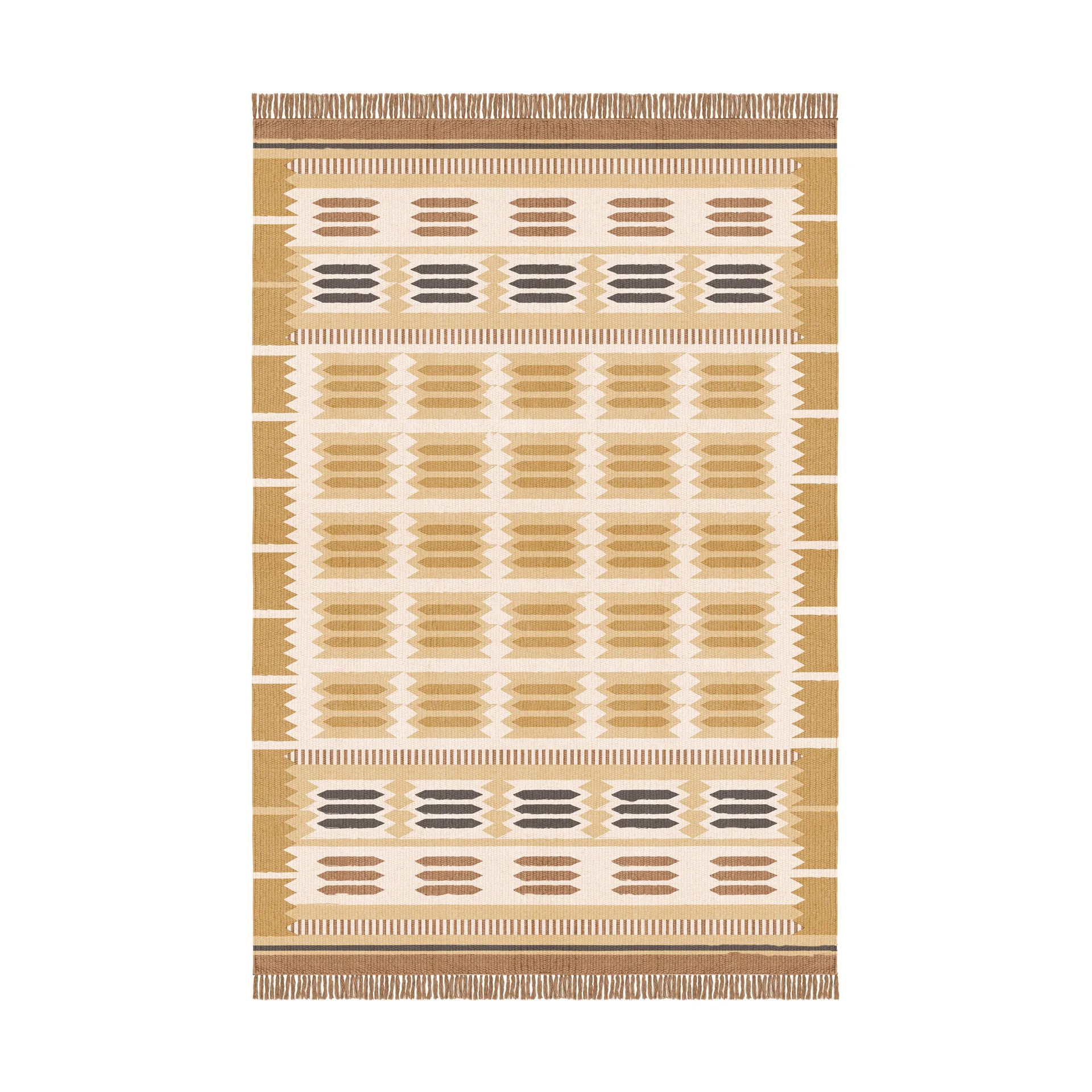 Röllakan Hilma ullteppe, Marigold, 200x300 cm Layered