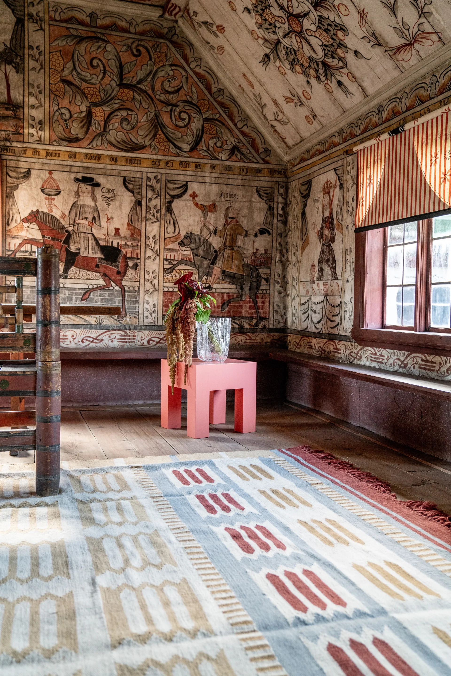 Röllakan Hilma ullteppe, Meadow, 140x200 cm Layered