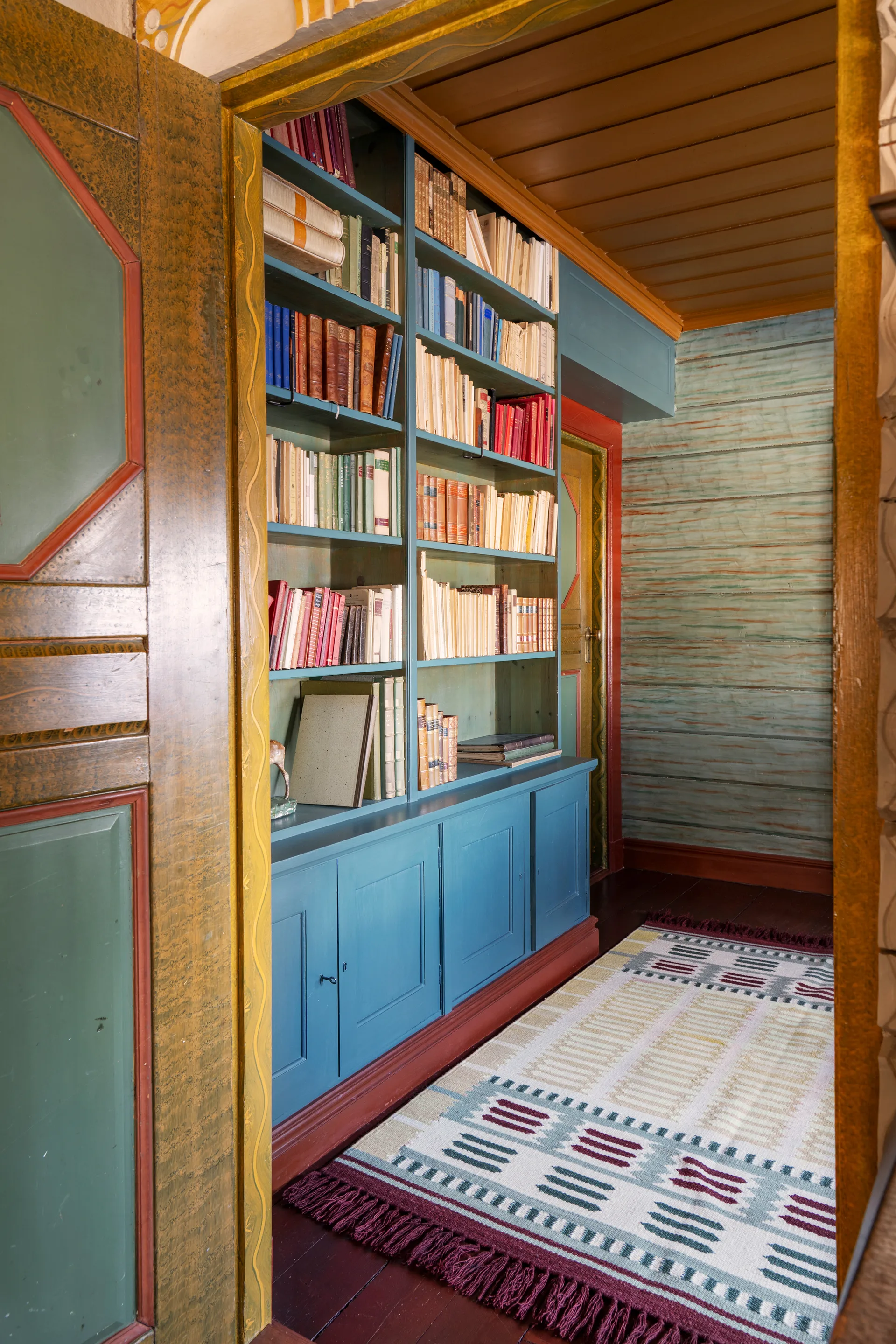 Röllakan Hilma ullteppe, Primrose, 140x200 cm Layered