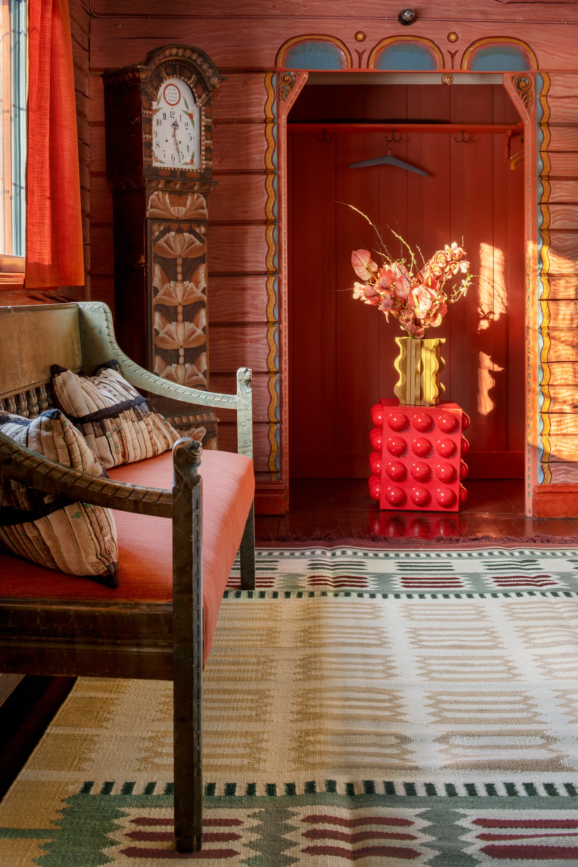 Röllakan Hilma ullteppe, Primrose, 200x300 cm Layered