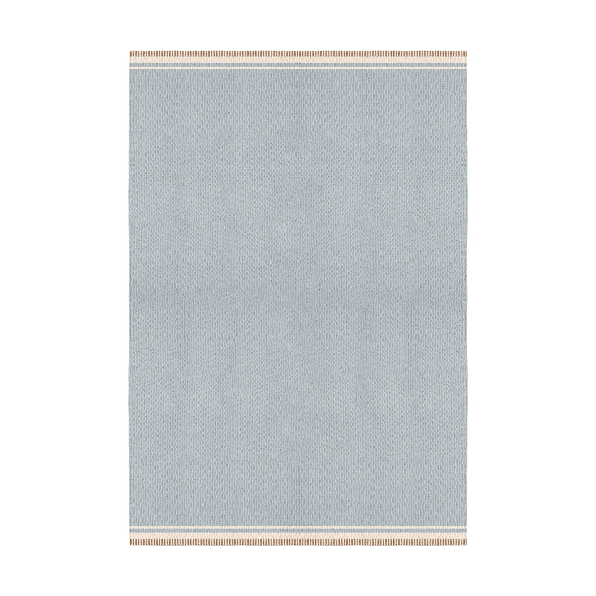 Röllakan Solid ullteppe, Sky blue, 180x270 cm Layered