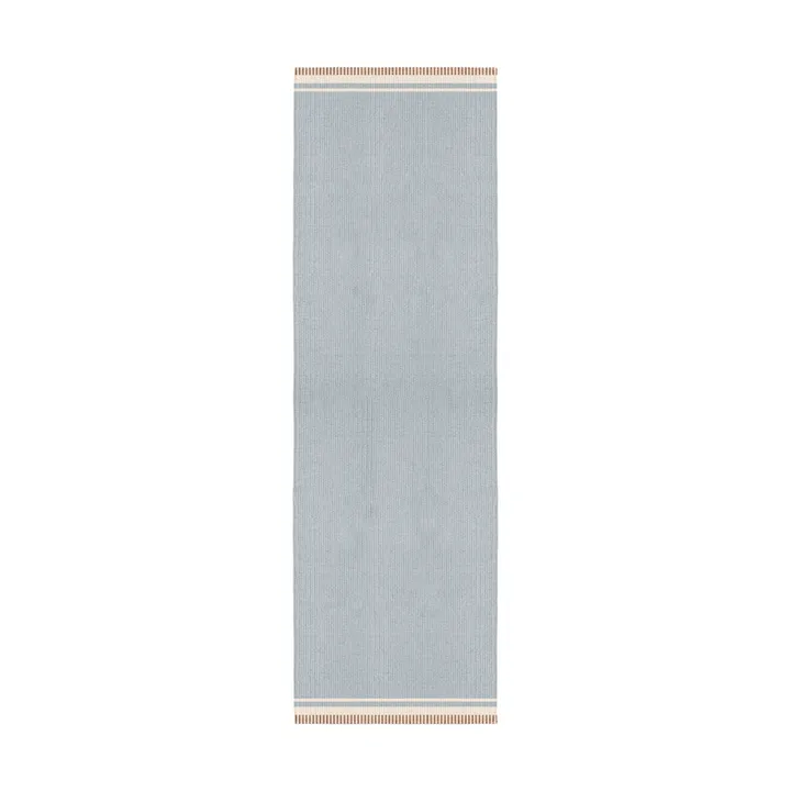 Röllakan Solid ullteppe - Sky blue, 75×240 cm - Layered