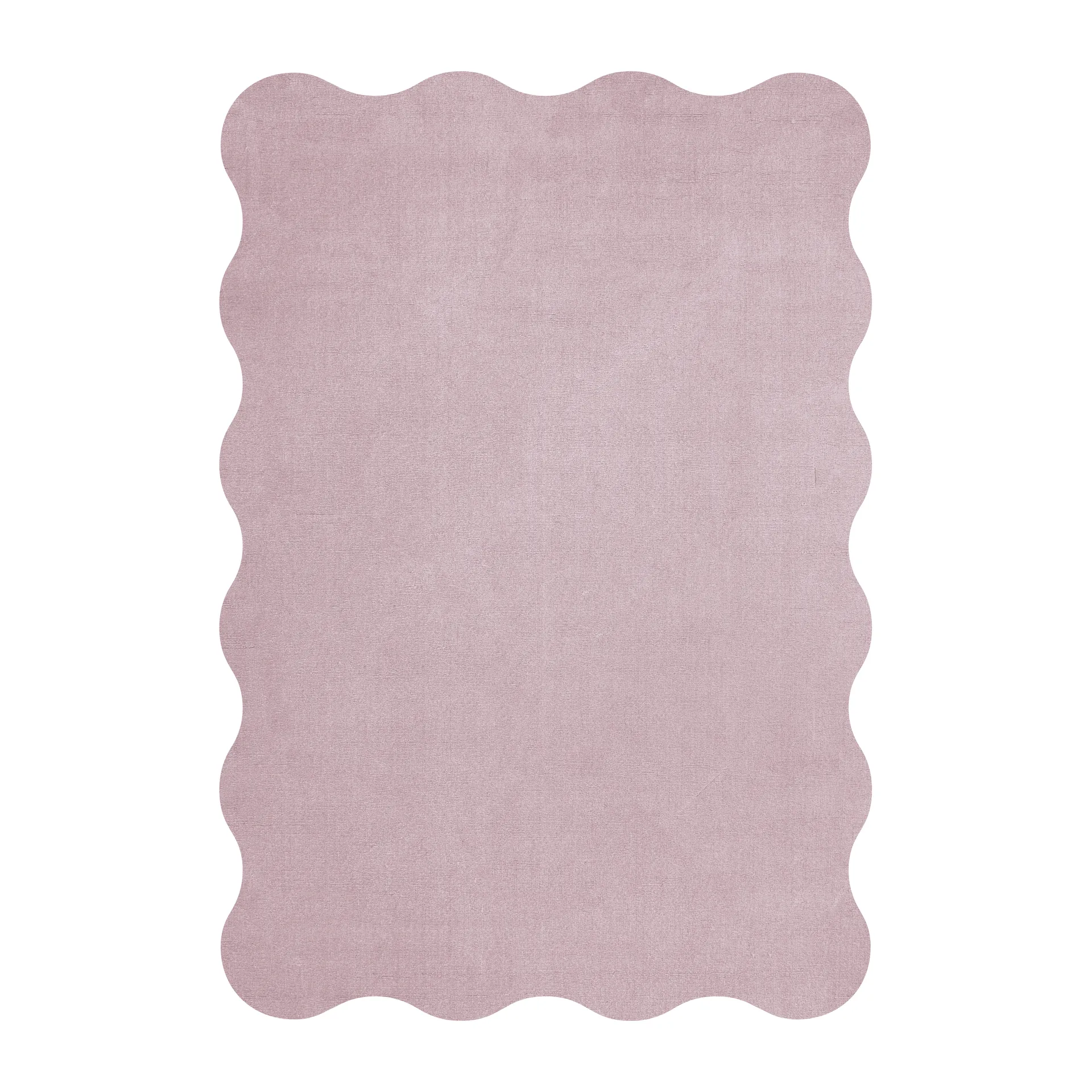 Scallop ullteppe 180 x 270 cm, Pink lavender Layered