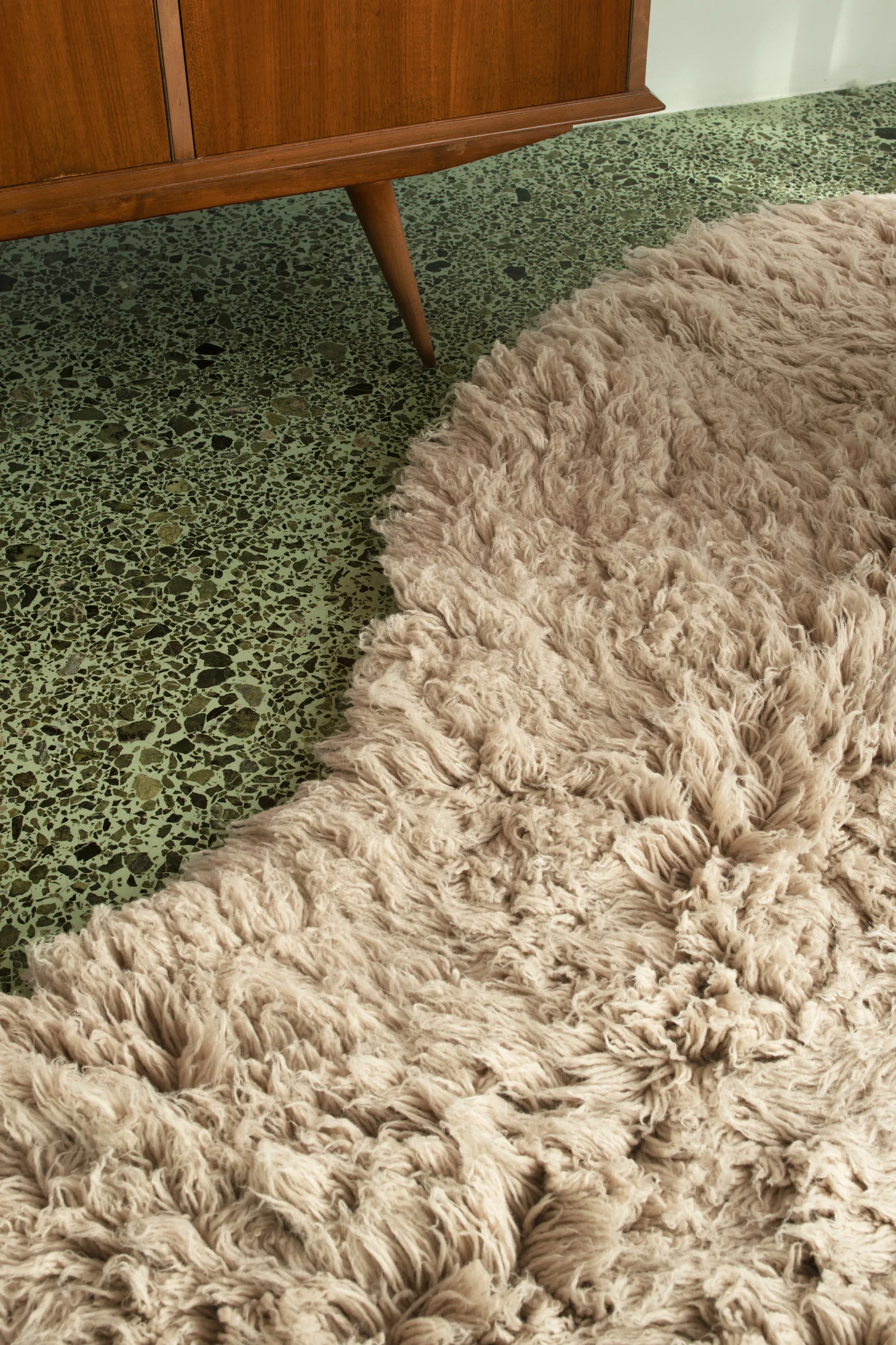 Shaggy teppe 300 x 400 cm, Oatmeal Layered