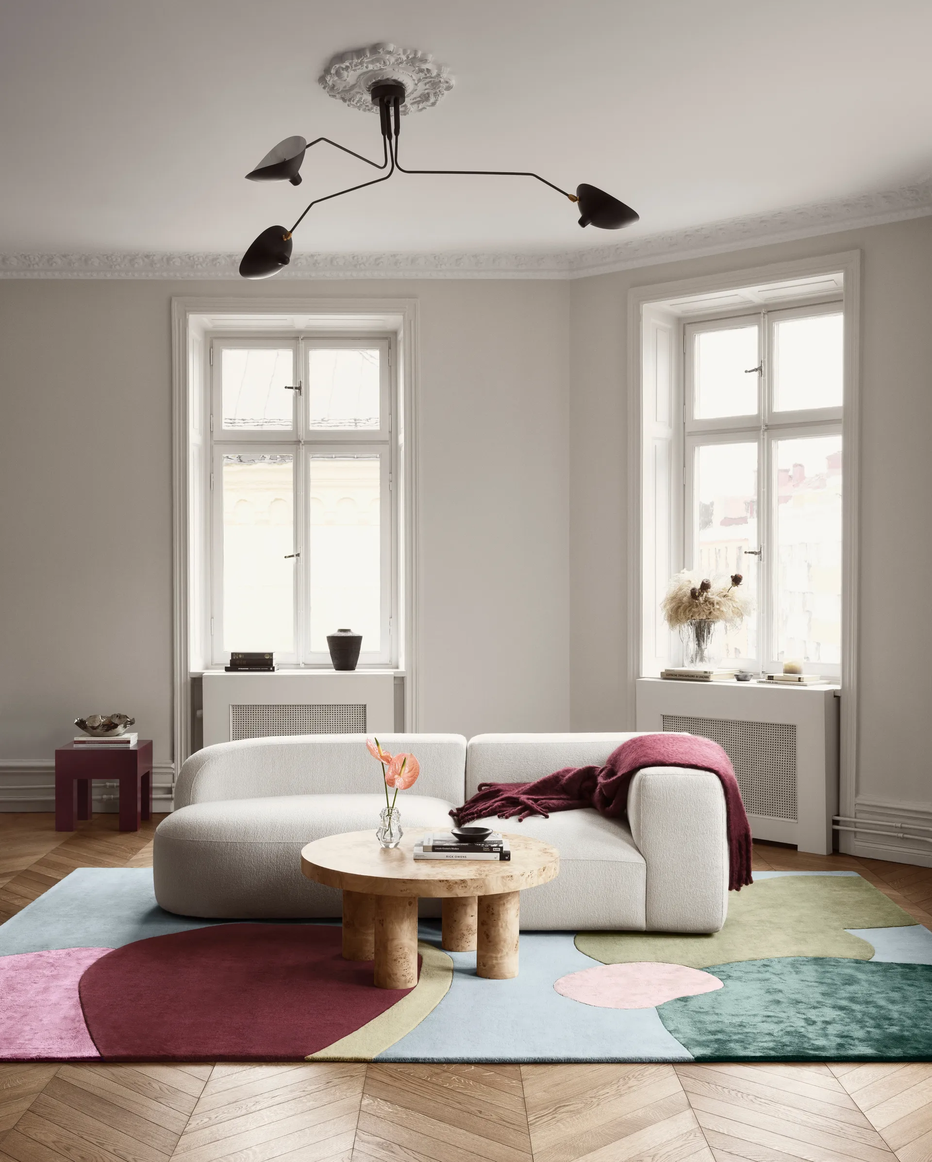 Sleeping Flower ullteppe, 200x300 cm Layered