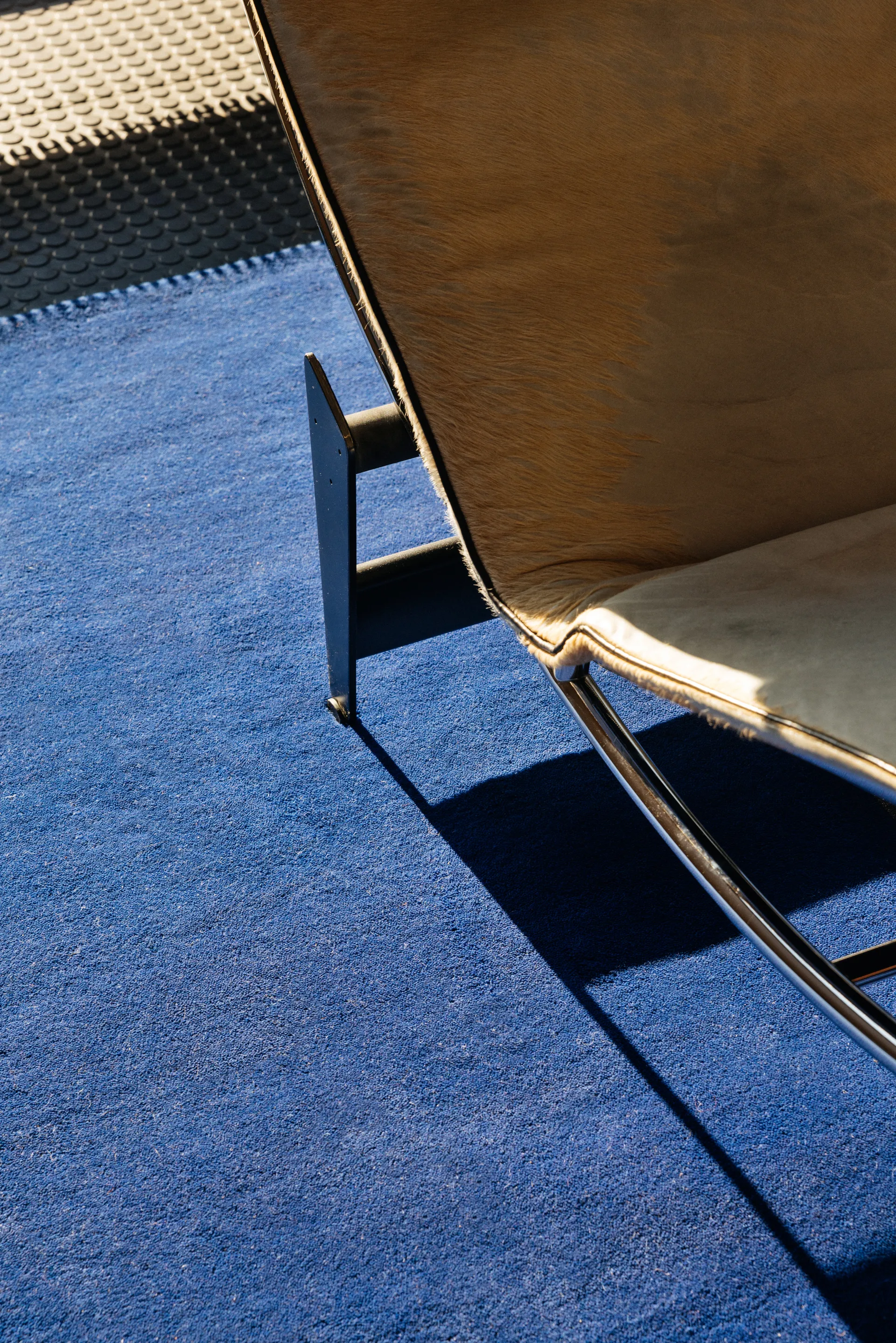 Solid Wool ullteppe, Blue foncé, 180x270 cm Layered