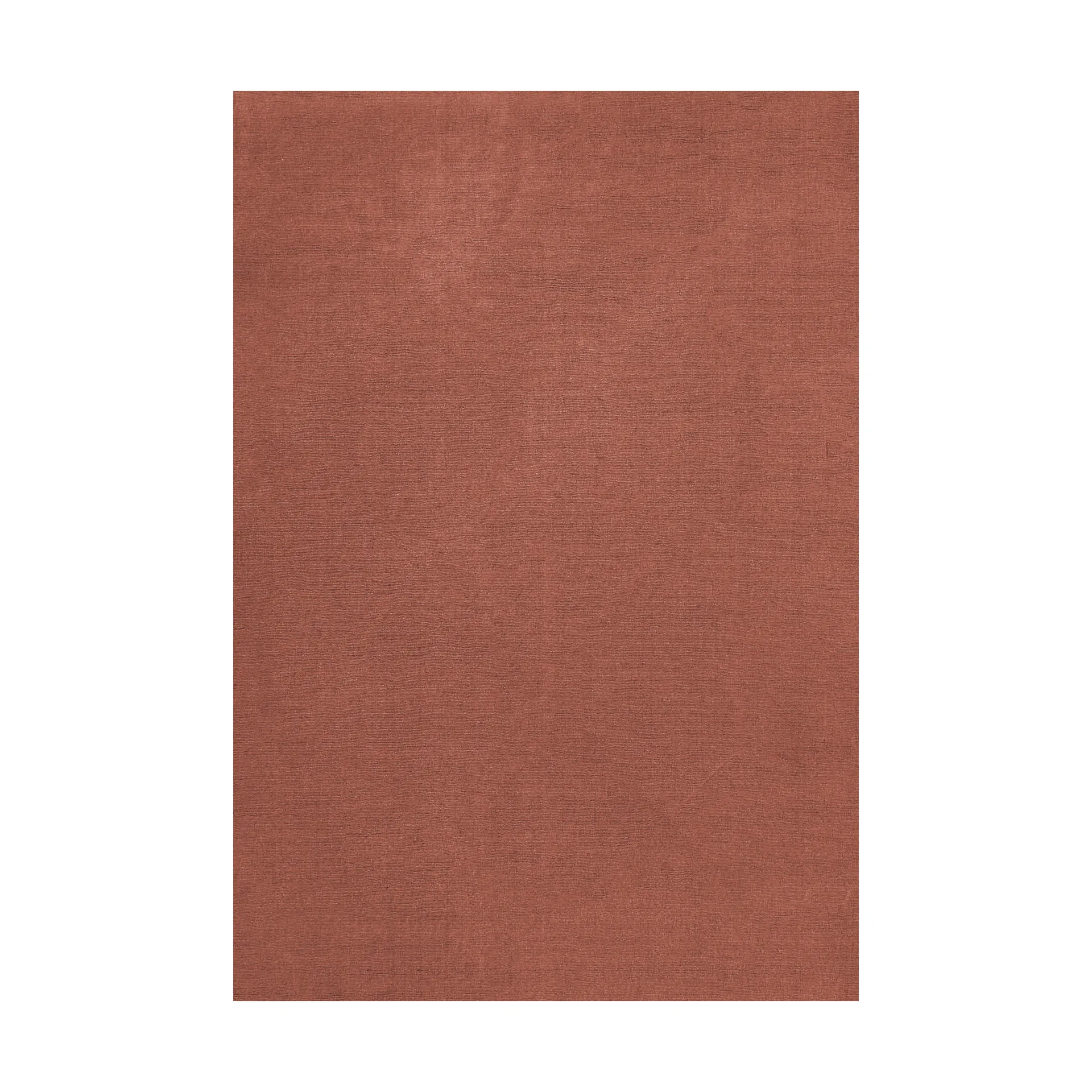 Solid Wool ullteppe, Red ochre, 200x300 cm Layered
