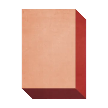 Teklan Box ullteppe - Corals, 180x270 cm - Layered