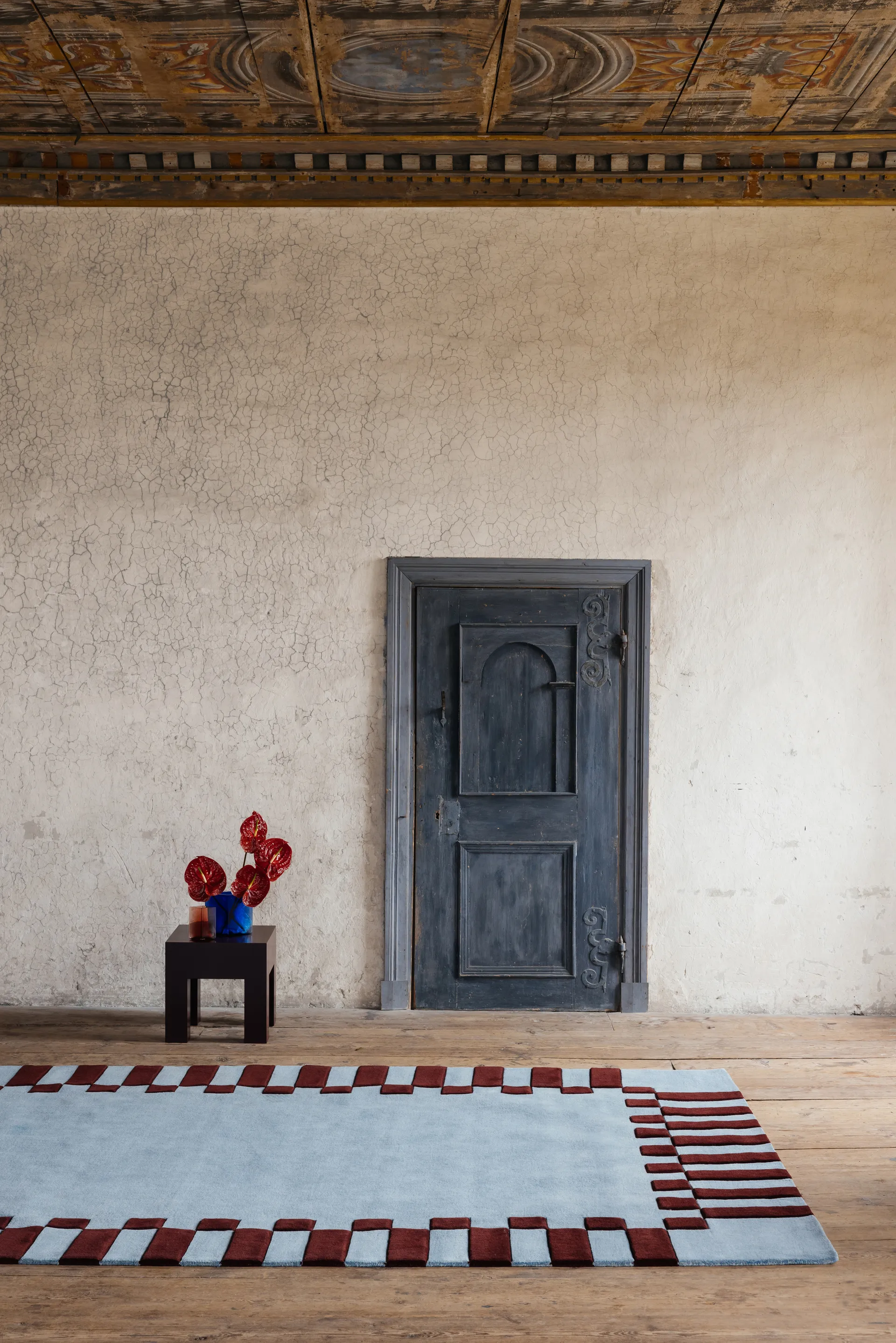 Teklan Frame ullteppe, Mulberry sky, 300x400 cm Layered