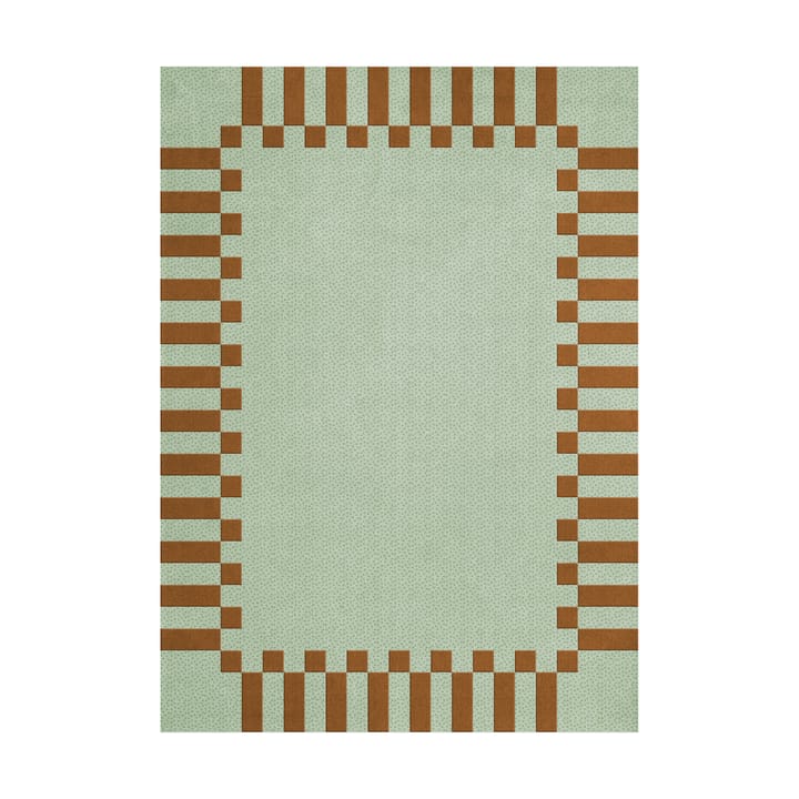 Teklan Frame ullteppe - Pistachio camel, 250x350 cm - Layered