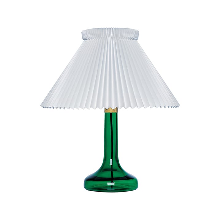 343 bordlampe - grønn, hvit lampskjerm - Le Klint