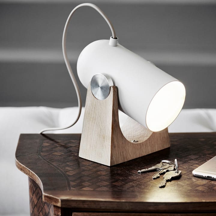 Carronade bordlampe, Svart/valnøtt-aluminium/messing Le Klint