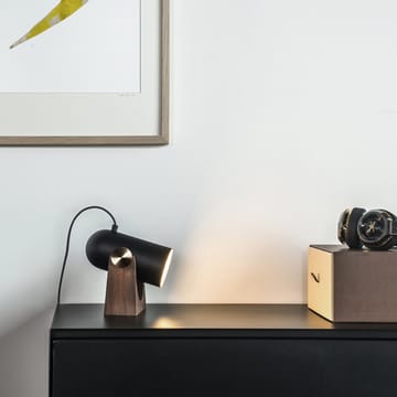 Carronade bordlampe - Svart/valnøtt-aluminium/messing - Le Klint