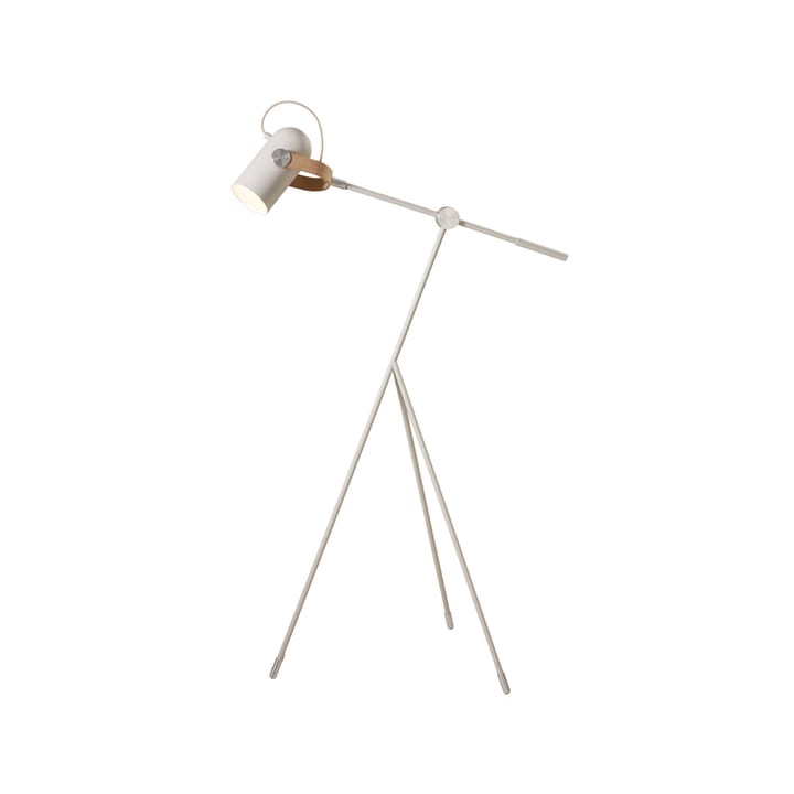 Carronade gulvlampe - sand, leselampe, aluminium/ek såpe - Le Klint