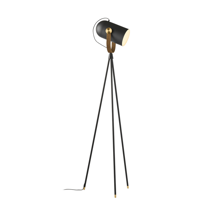 Carronade II gulvlampe, Svart-røkt eik Le Klint