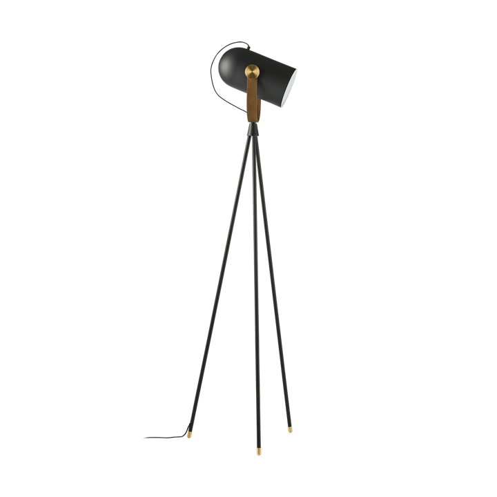 Carronade II gulvlampe, Svart-røkt eik Le Klint