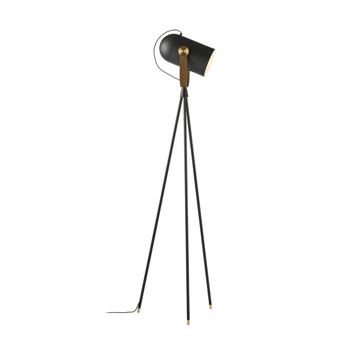 Carronade II gulvlampe, Svart-røkt eik Le Klint