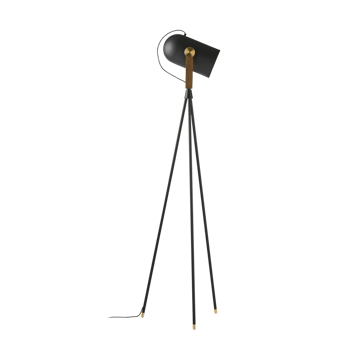 Carronade II gulvlampe - Svart-røkt eik - Le Klint