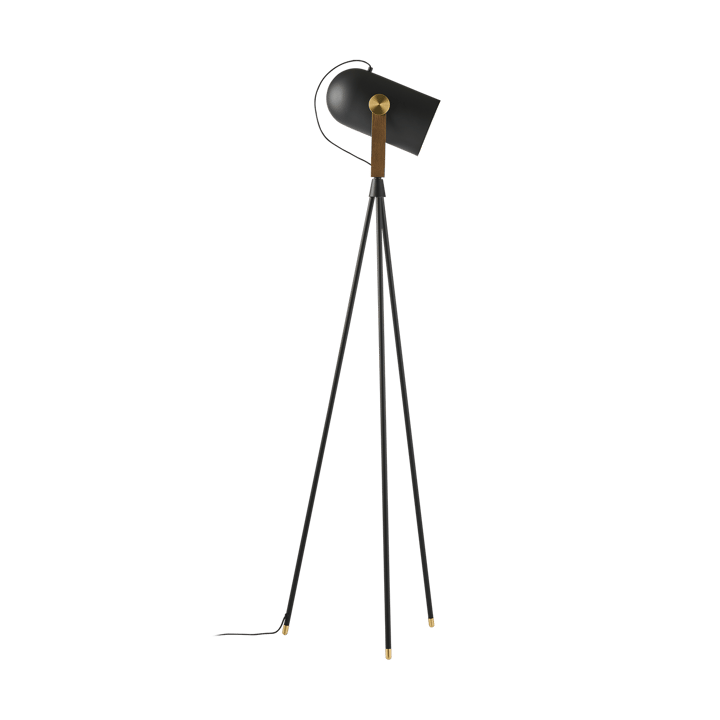 Carronade II gulvlampe, Svart-røkt eik Le Klint