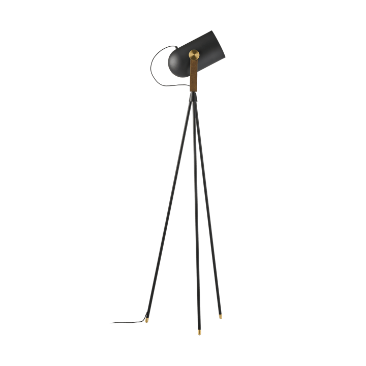 Carronade II gulvlampe, Svart-røkt eik Le Klint