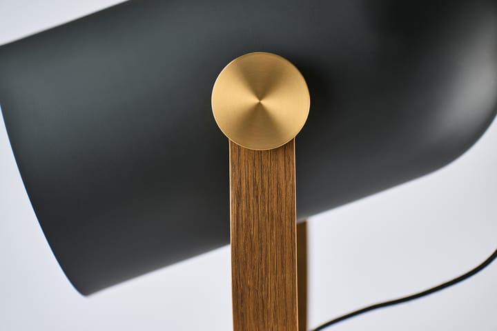 Carronade II gulvlampe, Svart-røkt eik Le Klint