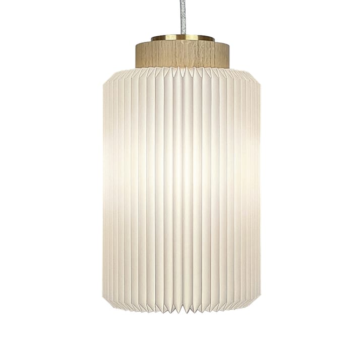 Cylinder 182 pendel - hvit, medium, oppheng lys eik - Le Klint