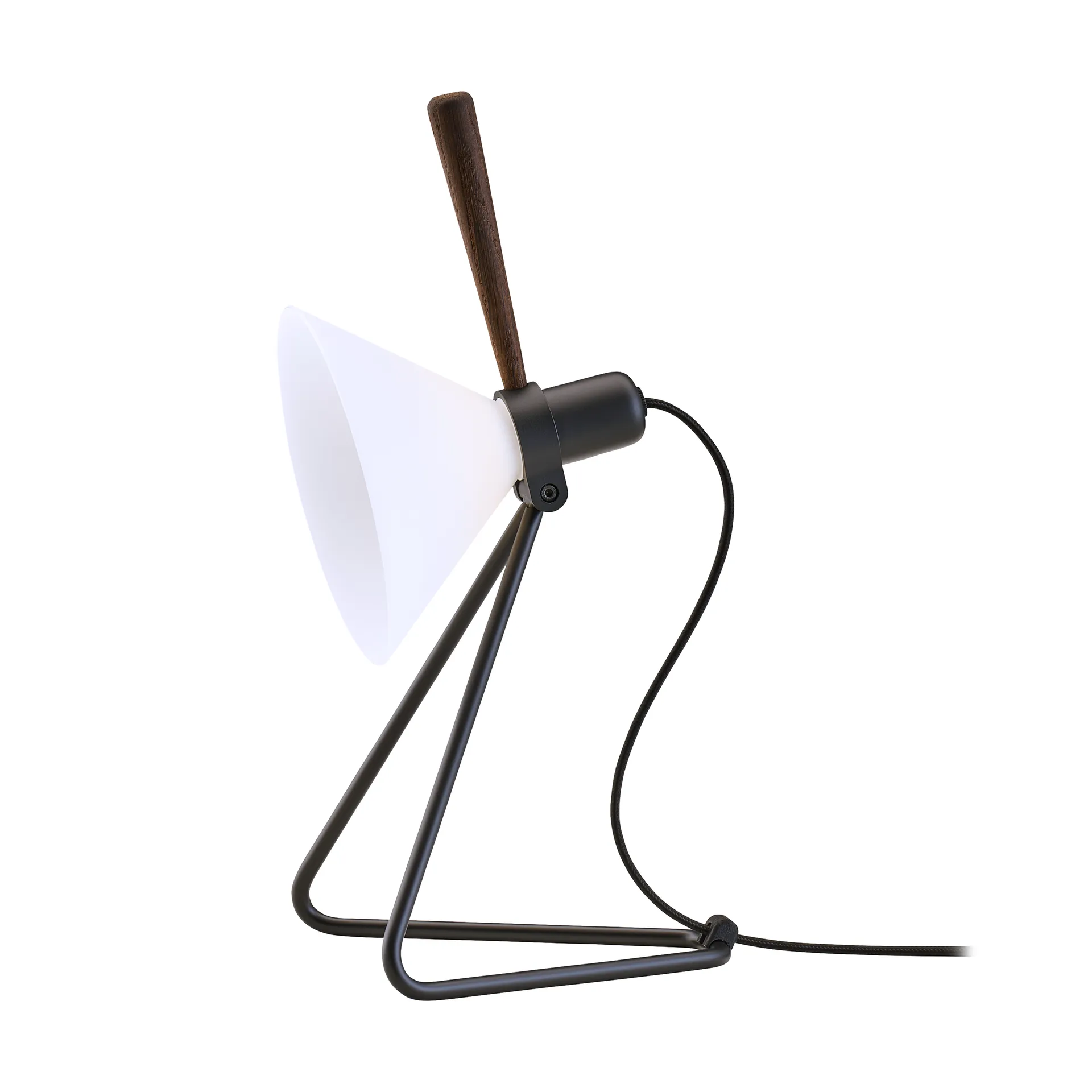 Spot vegg/bordlampe, Black-smoked oak Le Klint