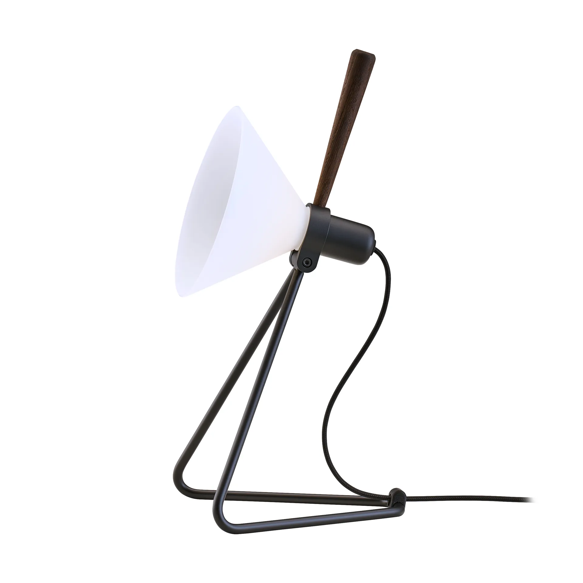 Spot vegg/bordlampe, Black-smoked oak Le Klint