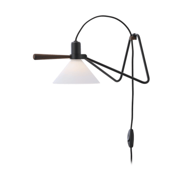 Spot vegg/bordlampe - Black-smoked oak - Le Klint