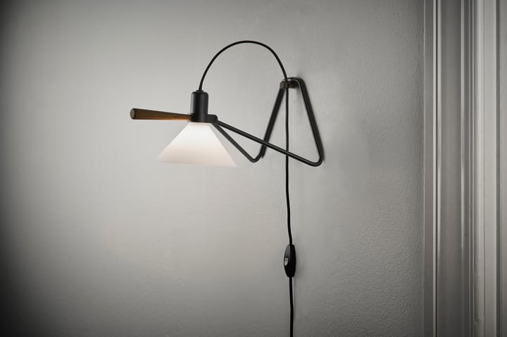 Spot vegg/bordlampe, Black-smoked oak Le Klint