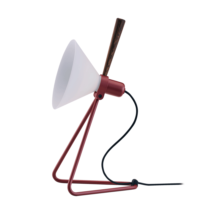 Spot vegg/bordlampe, Oxide red-røkt eik Le Klint