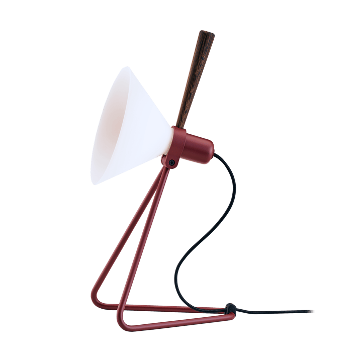 Spot vegg/bordlampe, Oxide red-røkt eik Le Klint