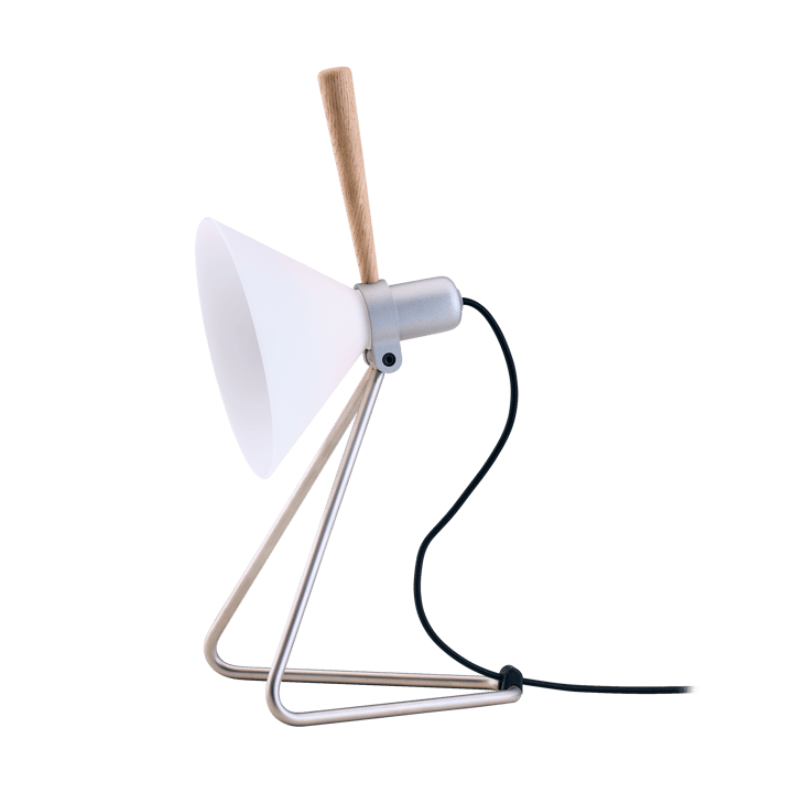 Spot vegg/bordlampe, Steel silver-eik Le Klint