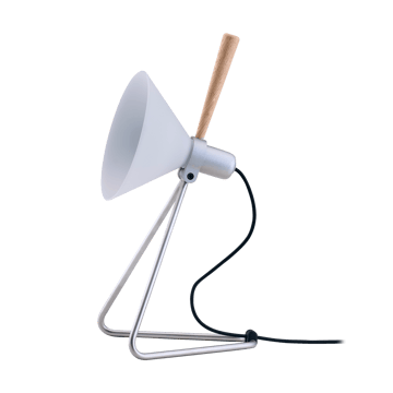 Spot vegg/bordlampe - Steel silver-eik - Le Klint