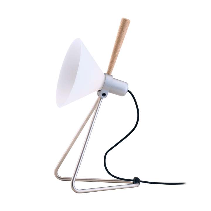Spot vegg/bordlampe, Steel silver-eik Le Klint