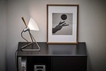 Spot vegg/bordlampe - Steel silver-eik - Le Klint