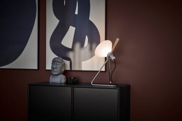 Spot vegg/bordlampe - Steel silver-eik - Le Klint