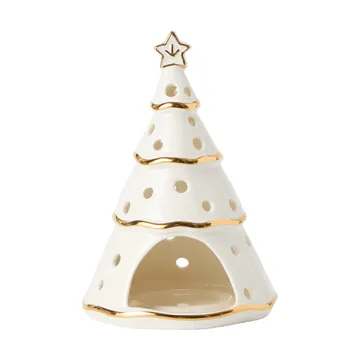 Christmas Tree lyslykt - White-gold, 16,5 cm - Lexington