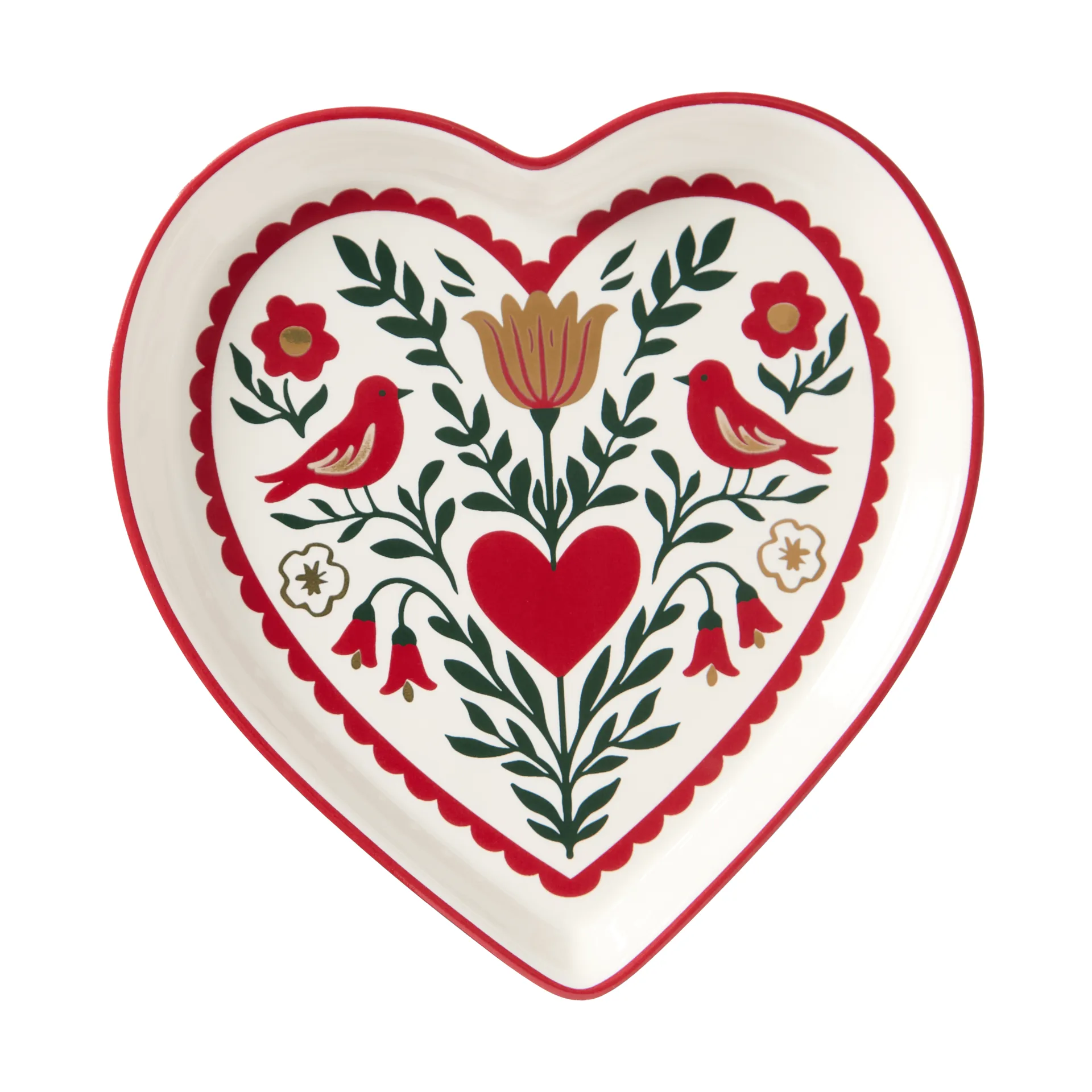 Heart serveringsfat, Multi, 13x13x1,6 cm Lexington