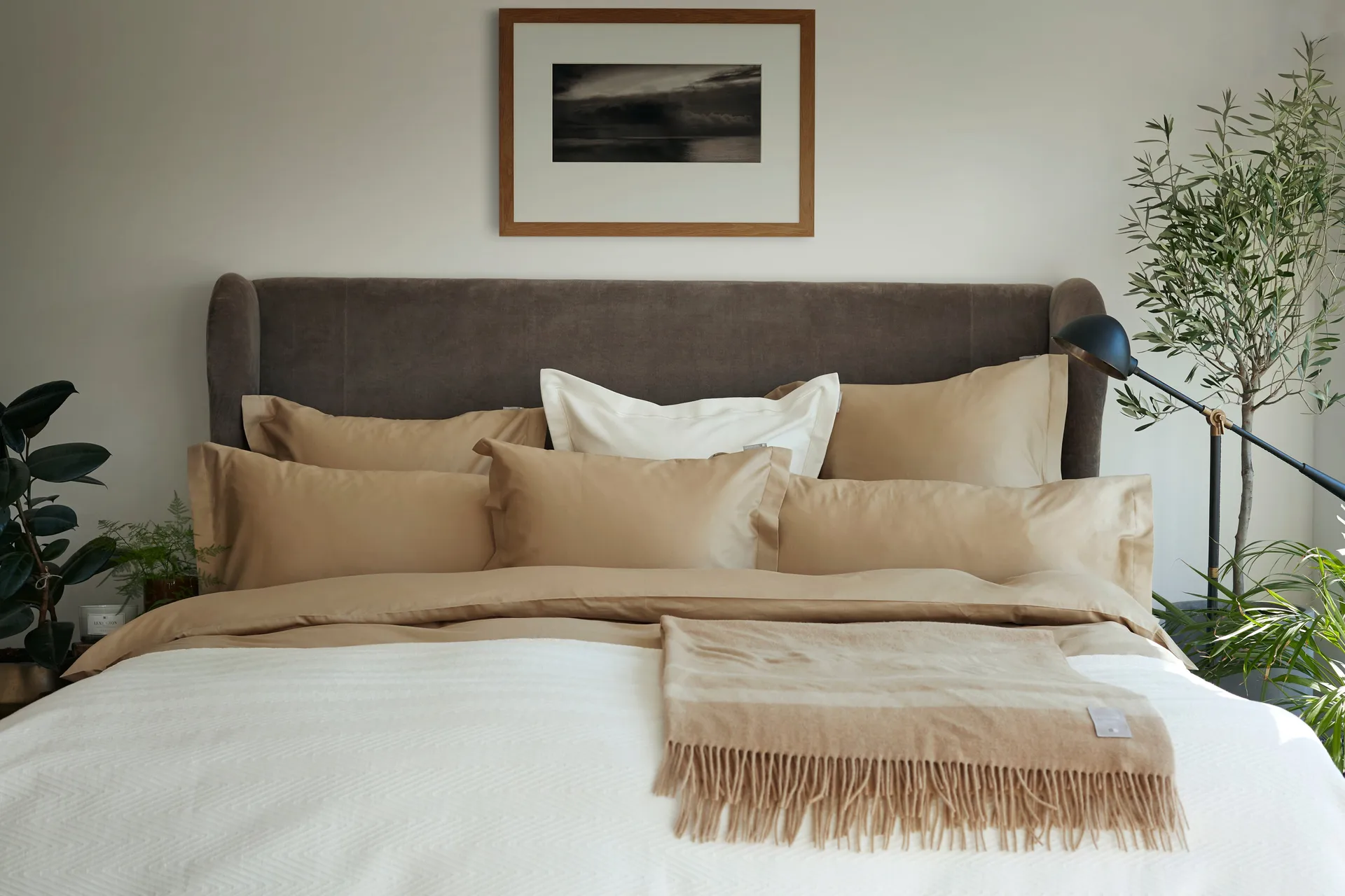 Hotel Cotton Sateen putevar 50 x 90 cm, Lysbeige Lexington