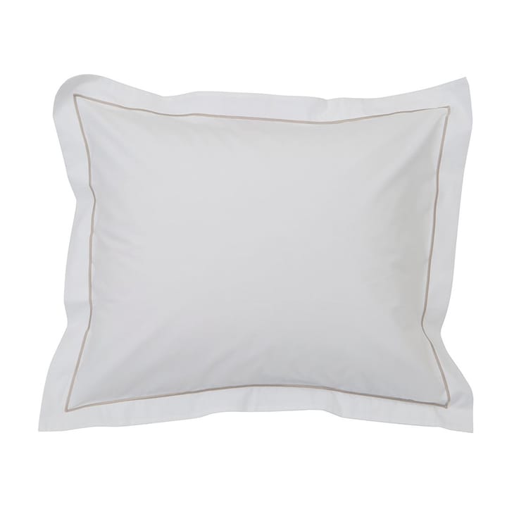 Hotel Percale putevar 50 x 90 cm - Hvit-lysbeige - Lexington