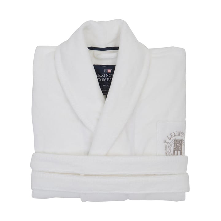 Hotel Velour morgenkåpe XS - White - Lexington