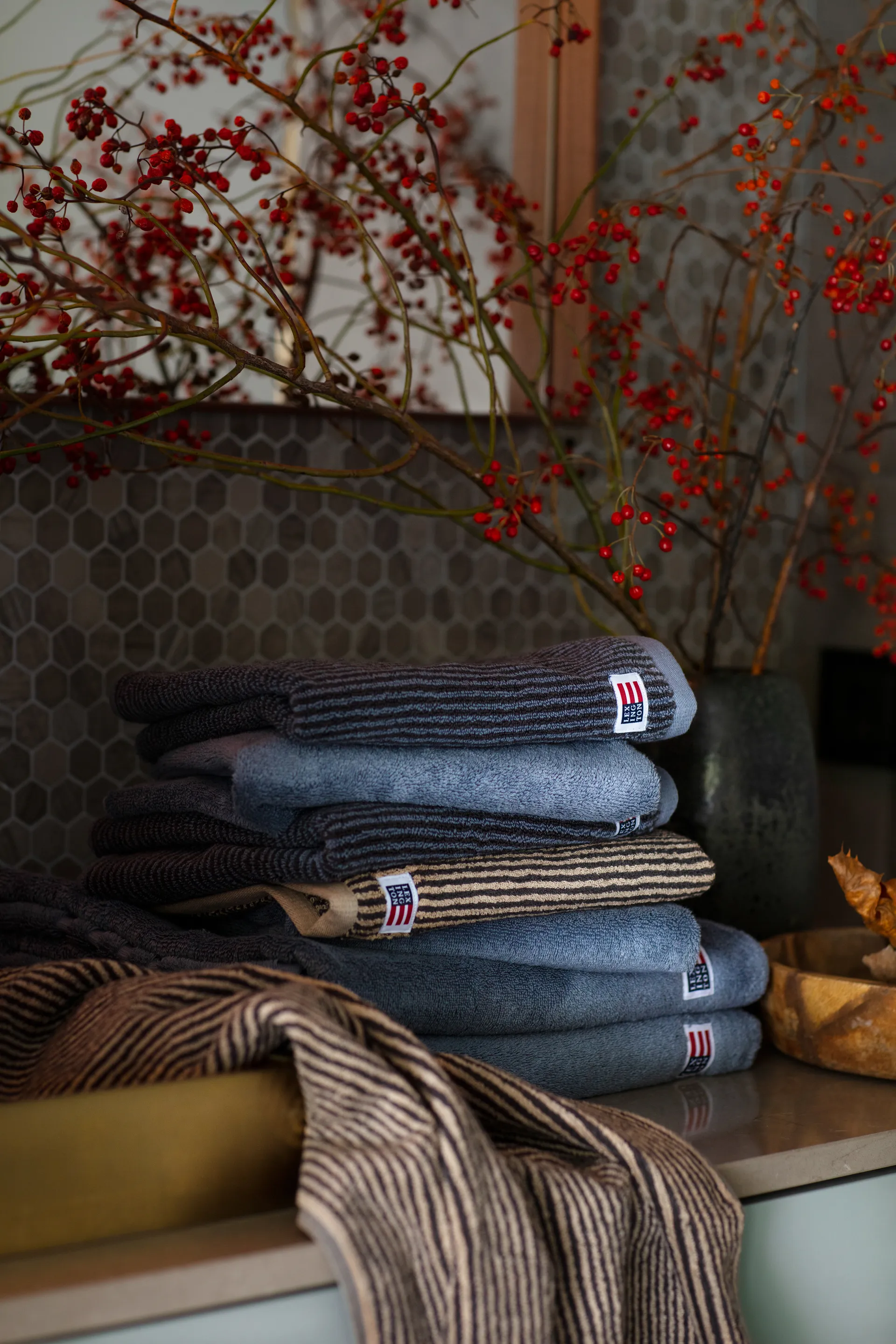 Icons Original håndkle 100x150 cm, Steel Blue Lexington