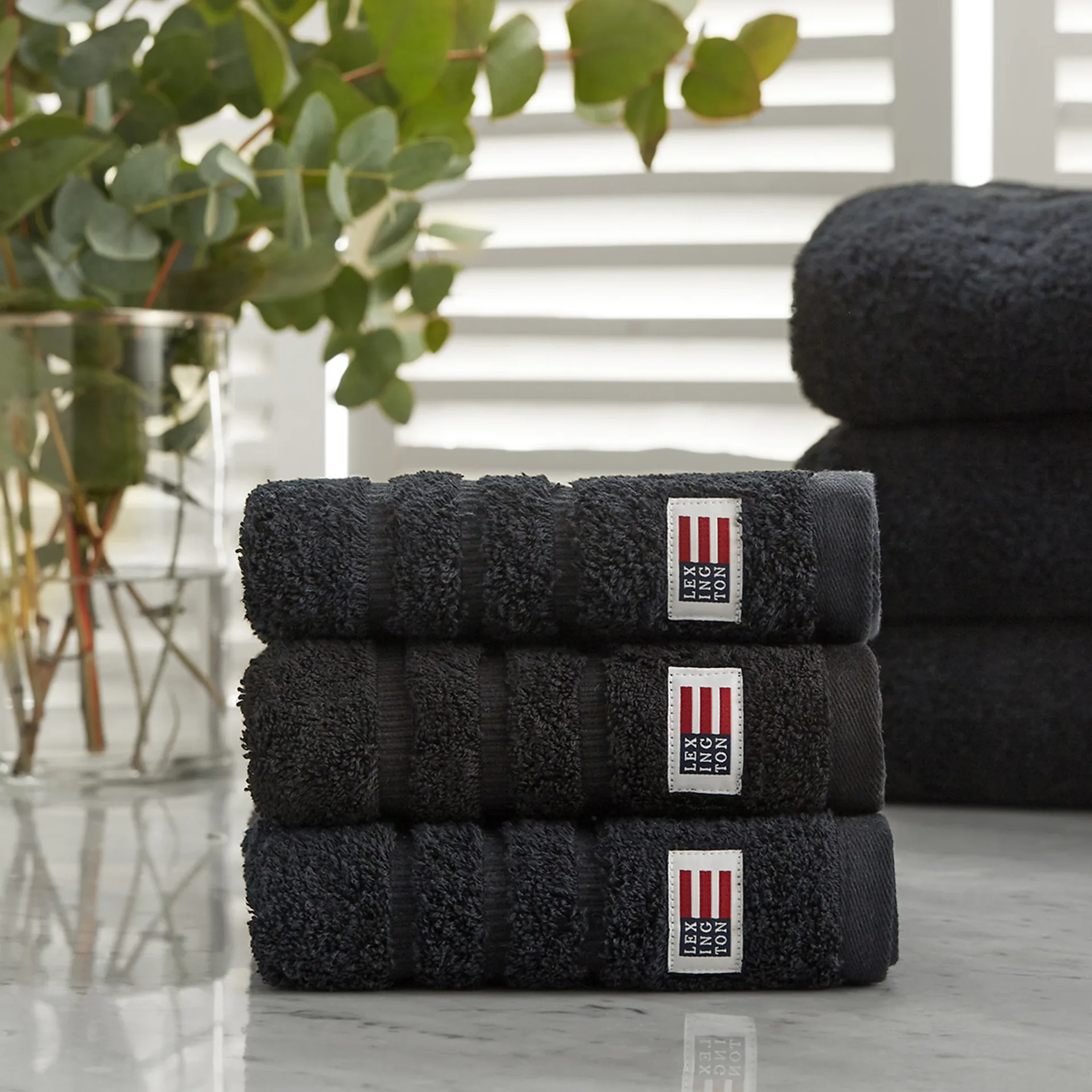 Icons Original håndkle 50x70 cm, Black Lexington