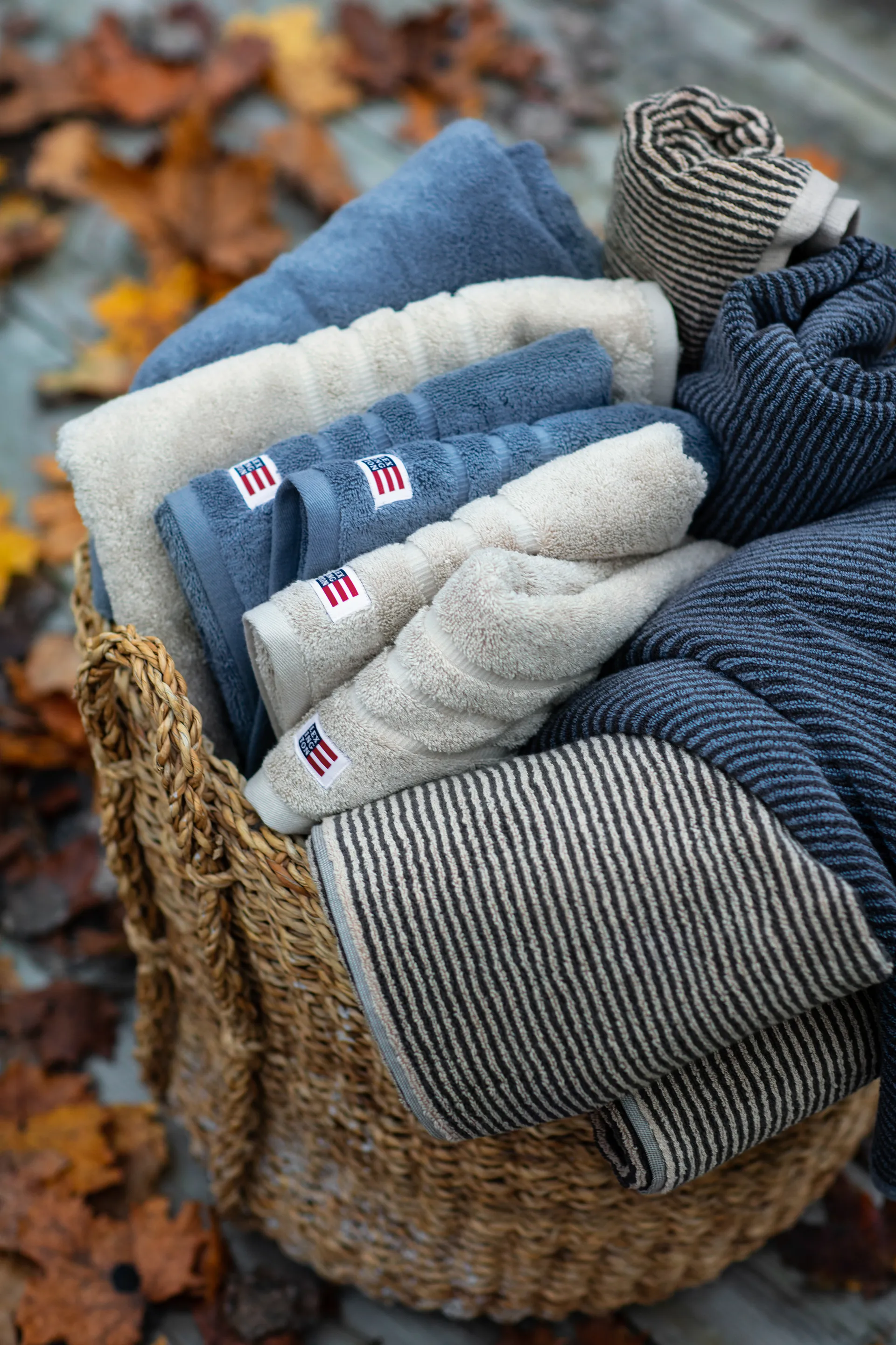 Icons Original håndkle 50x70 cm, Steel Blue Lexington