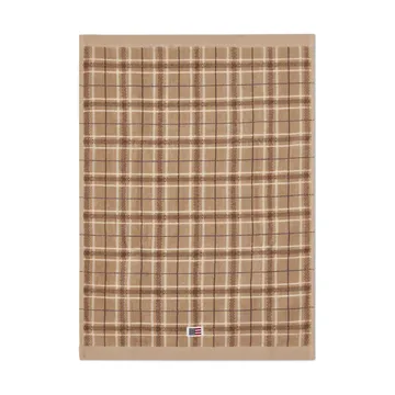 Lexington checked håndkle 2-pakning - Beige-grey - Lexington