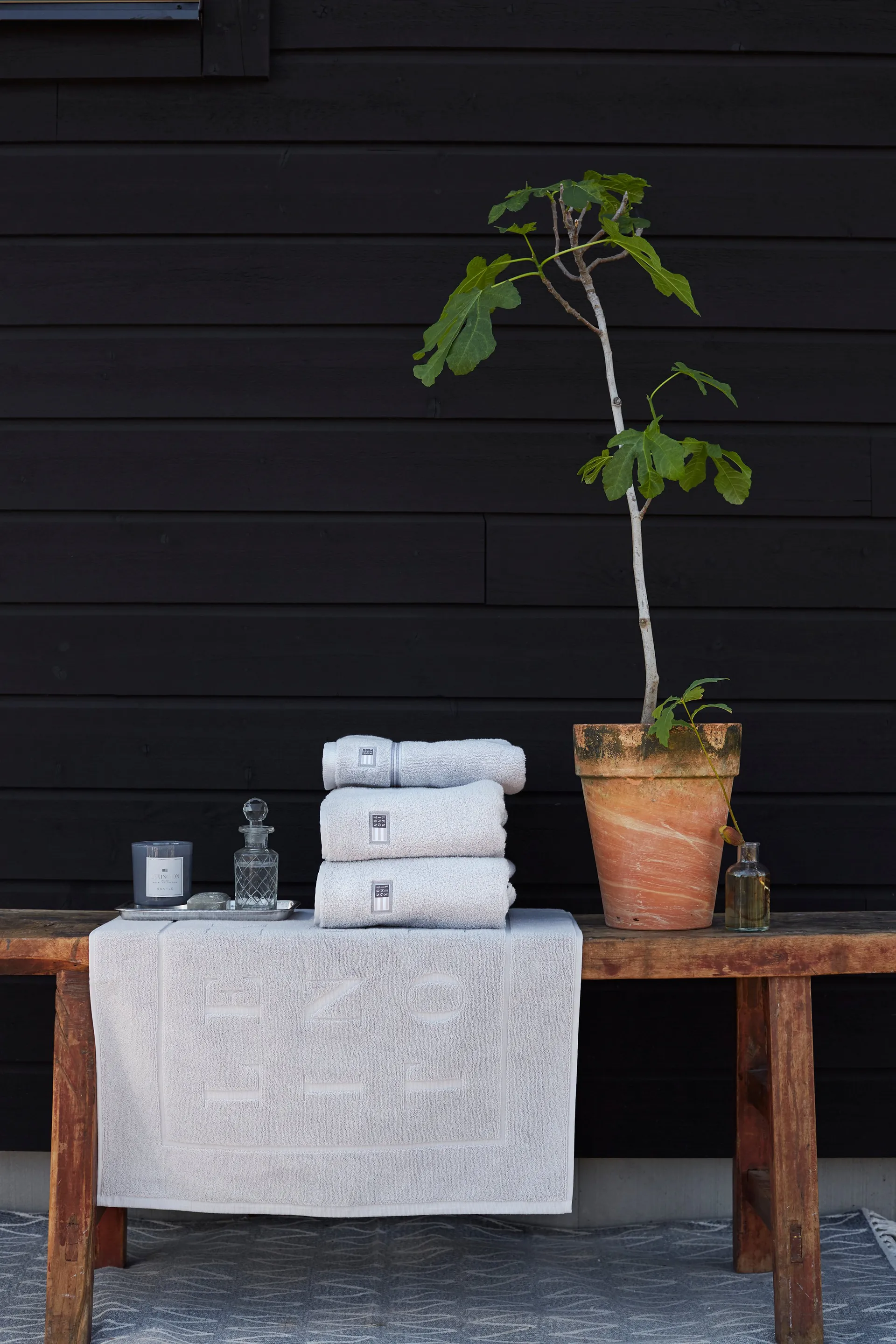 Lexington Hotel baderomsmatte 60 x 90 cm, Lysegrå Lexington